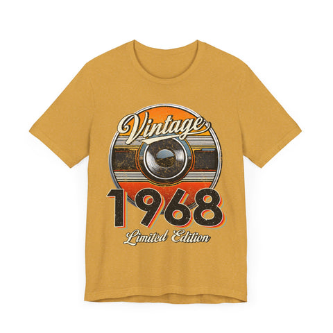 1968 Vintage Limited Edition Unisex Tee - Retro Style Graphic T-Shirt