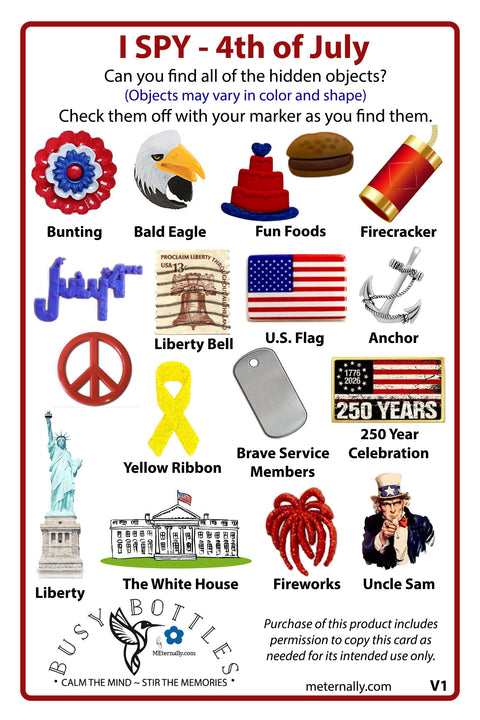 Limited Edition USA 250 Family Friendly Activity Kit