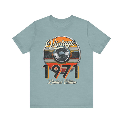 1971 Vintage Limited Edition Unisex Tee - Retro Style Graphic T-Shirt