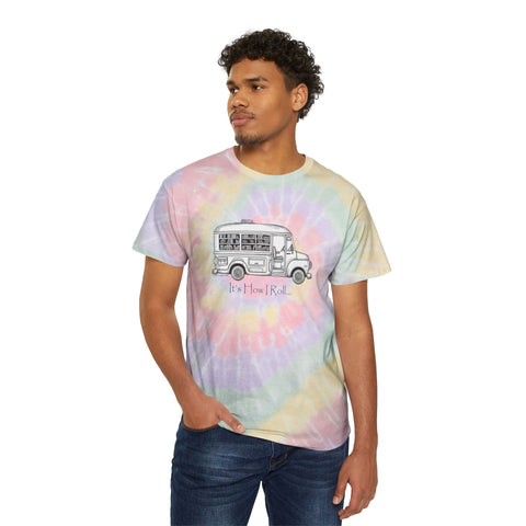 Copy of It's How I Roll Bookmobile - Colorful Tie-Dye Tee for Free Spirits