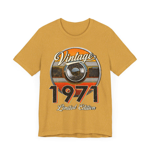 1971 Vintage Limited Edition Unisex Tee - Retro Style Graphic T-Shirt