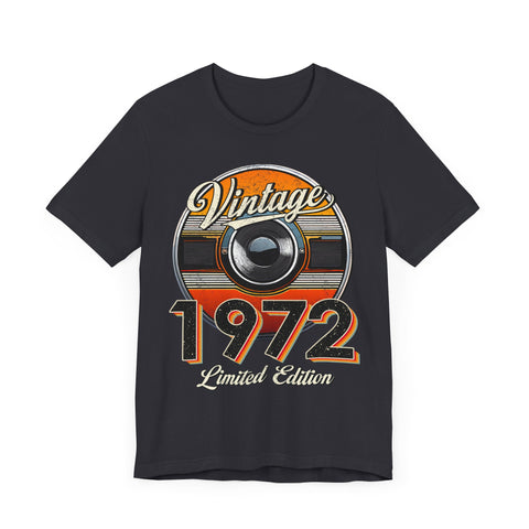 1972 Vintage Limited Edition Unisex Tee - Retro Style Graphic T-Shirt