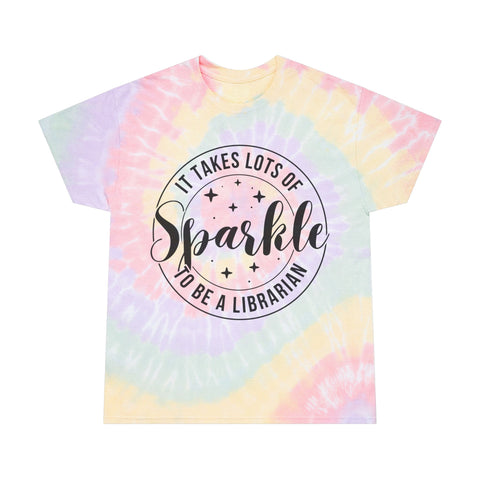 Colorful Tie-Dye Tee for Librarians