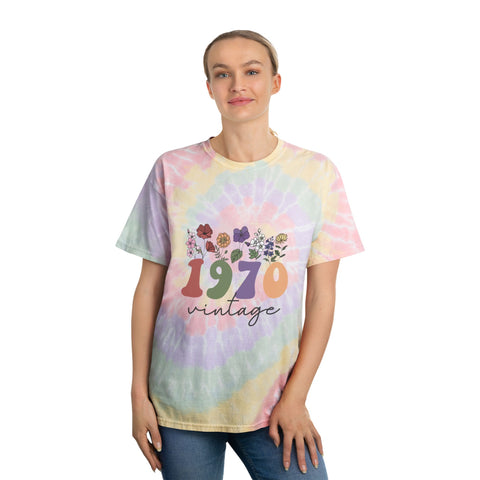 1970 Vintage Tie-Dye Tee, Nostalgia Shirt
