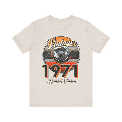 1971 Vintage Limited Edition Unisex Tee - Retro Style Graphic T-Shirt