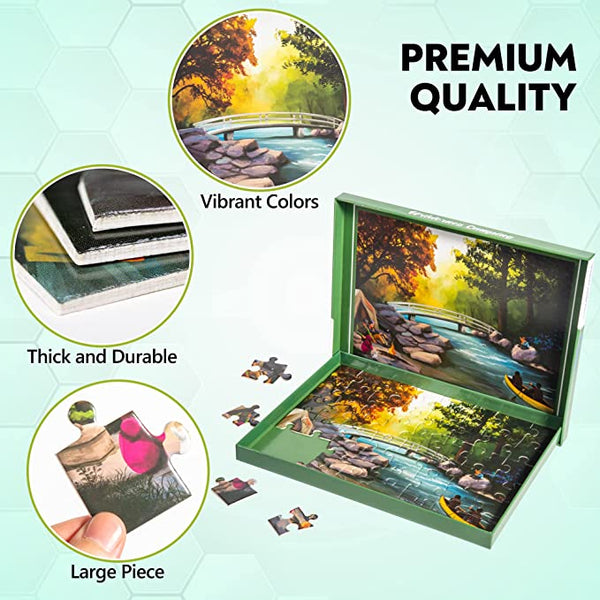 Assistex Dementia Puzzle 48 Large Pieces Jigsaw – Wilderness Camping