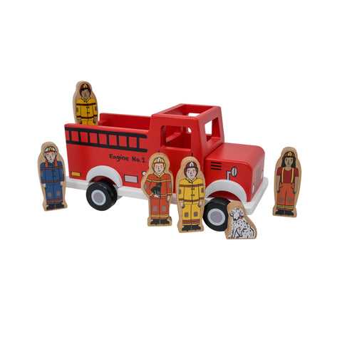 Wooden Firetruck to the Rescue