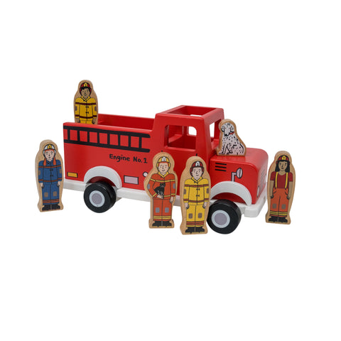 Wooden Firetruck to the Rescue