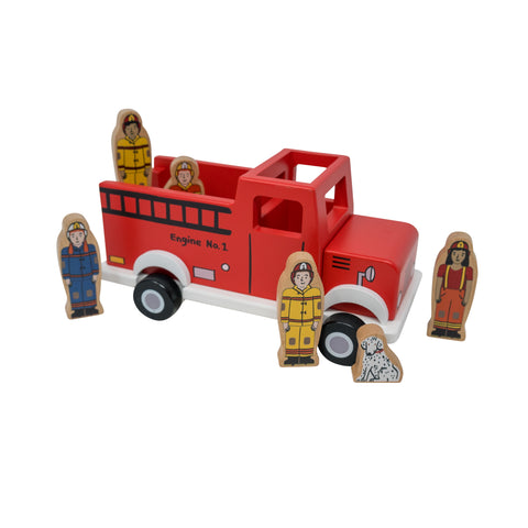 Wooden Firetruck to the Rescue