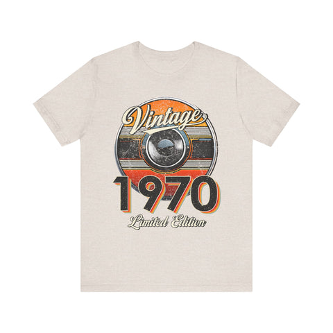 1970 Vintage Limited Edition Unisex Tee - Retro Style Graphic T-Shirt