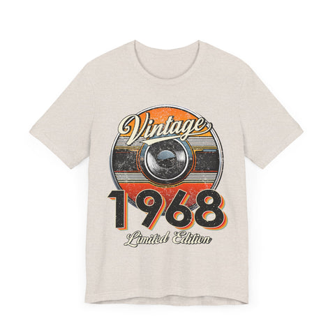 1968 Vintage Limited Edition Unisex Tee - Retro Style Graphic T-Shirt