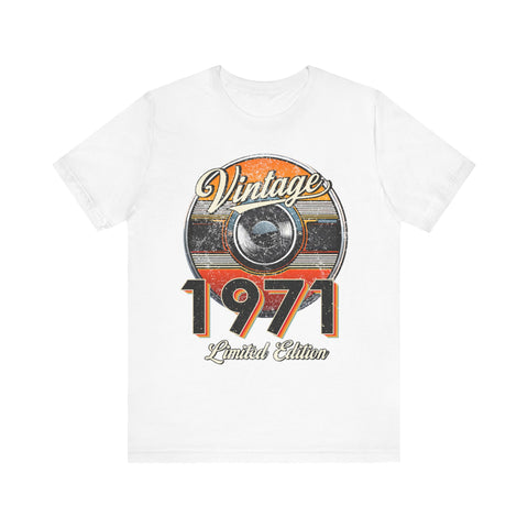 1971 Vintage Limited Edition Unisex Tee - Retro Style Graphic T-Shirt