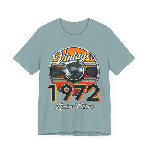 1972 Vintage Limited Edition Unisex Tee - Retro Style Graphic T-Shirt