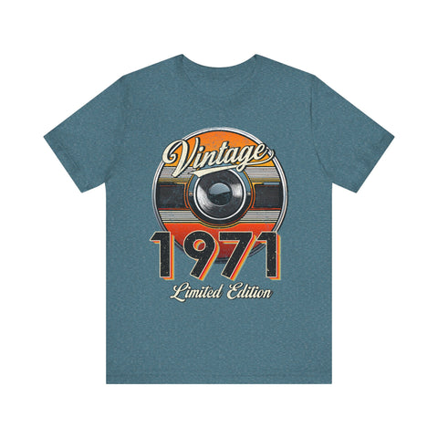 1971 Vintage Limited Edition Unisex Tee - Retro Style Graphic T-Shirt