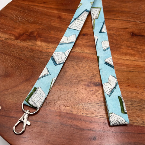Book Lanyard - Blue