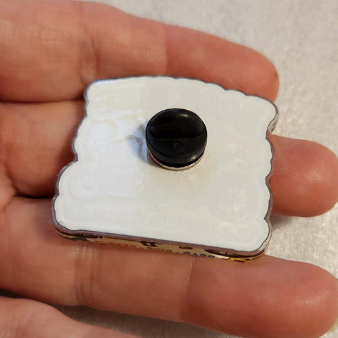 Book Bike Acrylic Pin