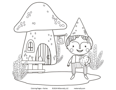 Coloring Pages - Fairies