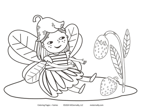 Coloring Pages - Fairies