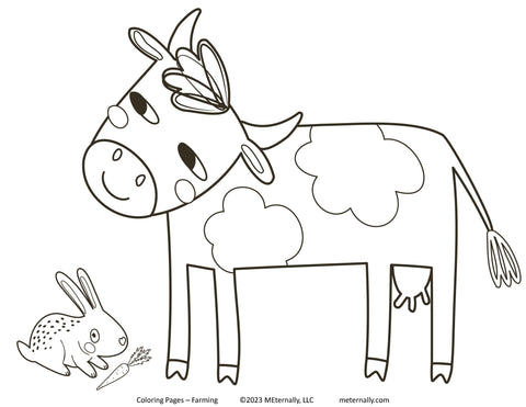 Digital Download - Farming Coloring Pages