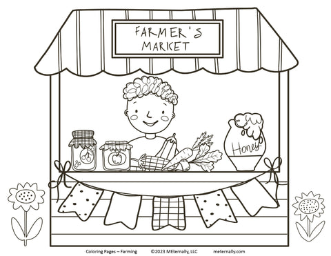 Digital Download - Farming Coloring Pages