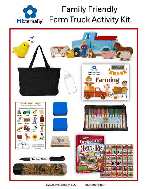 Family Friendly Activity Kit - Farm Truck