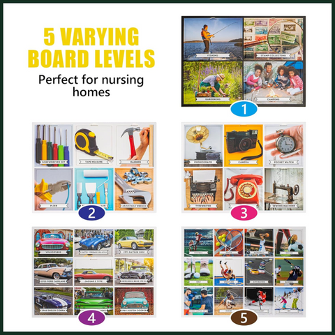 Assistex Matching Game Activity Board - Men's Edition