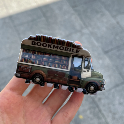 Bookmobile Claw Hair Clip (Natural Colors)