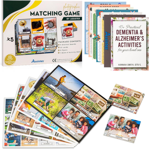 Assistex Matching Game Activity Board - Men's Edition