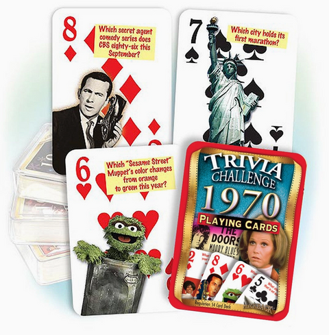 Trivia Challenge 1970 Playing Cards