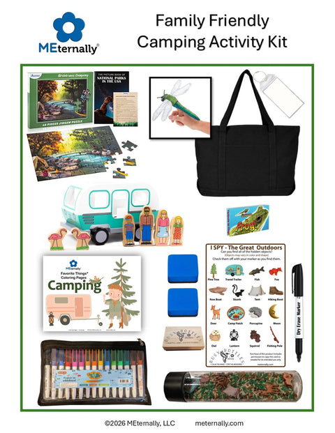 Family Friendly Activity Kit - Camping with Dragonfly