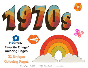 Coloring Pages - The 1970s