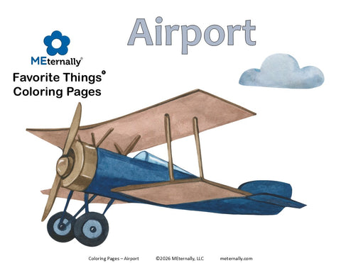 Coloring Pages - Airport