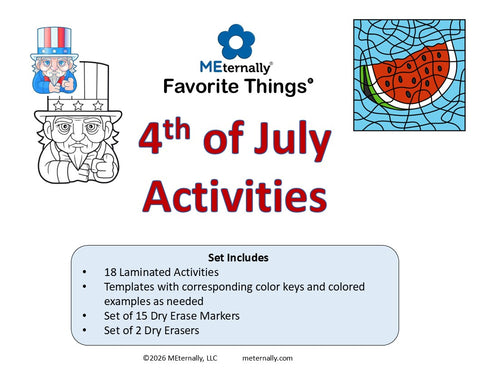 Favorite Things - 4th of July Activity Pack