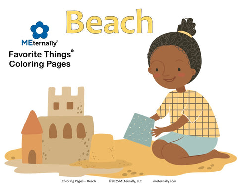Digital Download - Beach Coloring Pages