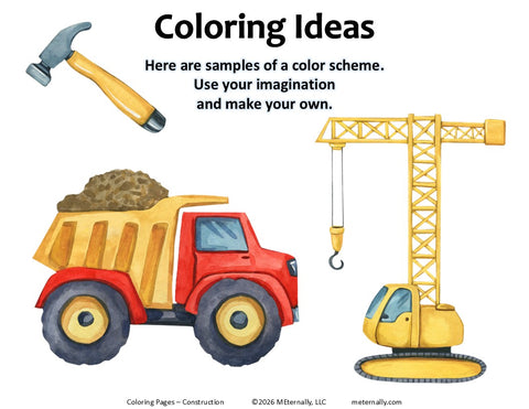 Coloring Pages - Construction