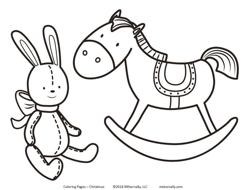 Digital Download - Christmas Coloring Pages