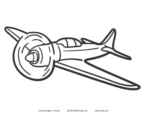 Coloring Pages - Airport