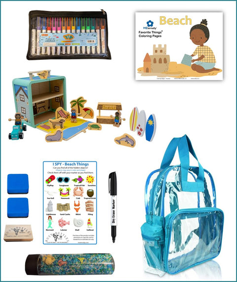 Backpack Kits for Kids - A Day at the Beach (Surf Shack)