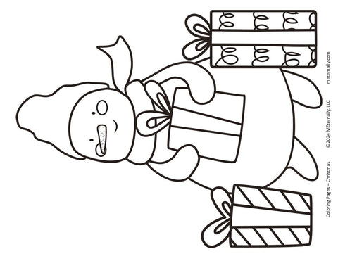 Digital Download - Christmas Coloring Pages