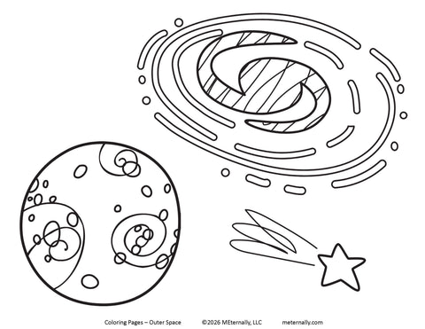 Coloring Pages - Outer Space