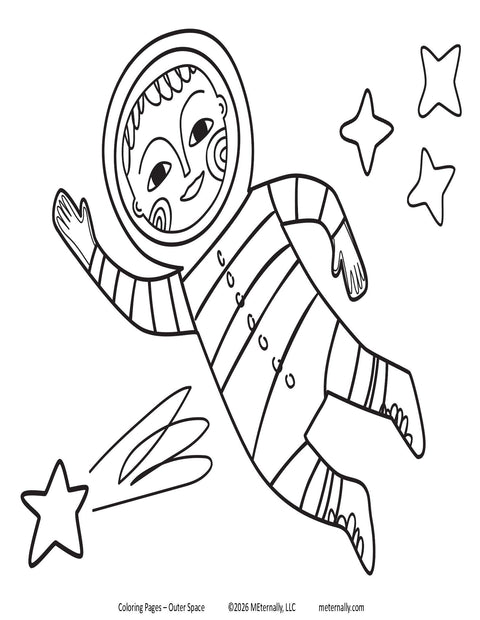 Coloring Pages - Outer Space