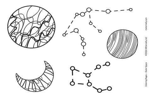 Coloring Pages - Outer Space