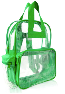 Library/Facility Clear Backpack - Build your own reminiscence kit