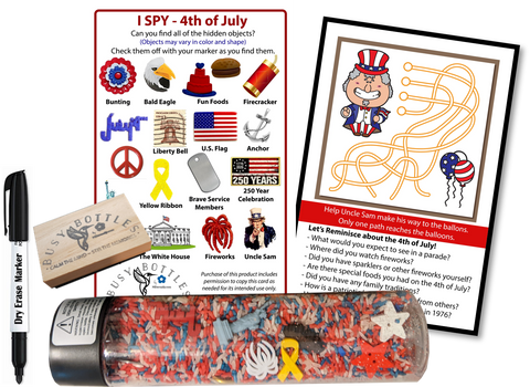 Memory Play - 4th of July Busy Bottle