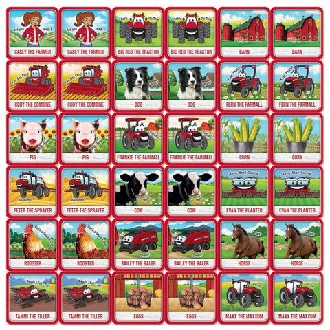 Case Tractor Matching Game