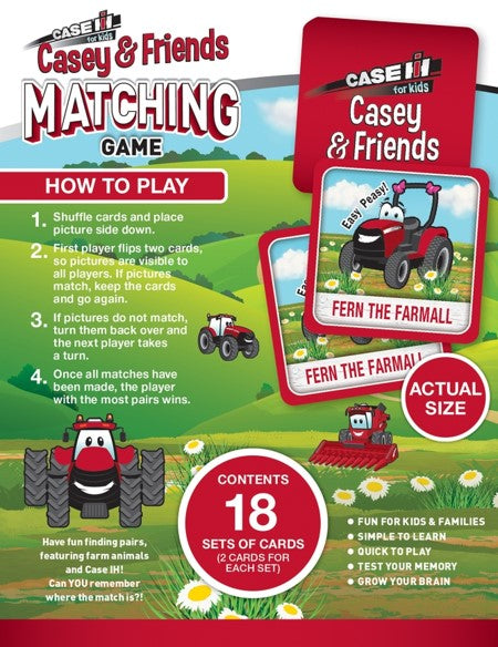 Case Tractor Matching Game