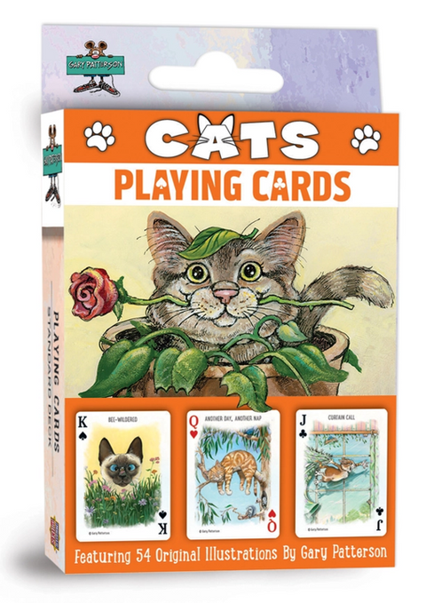 Cats Playing Cards