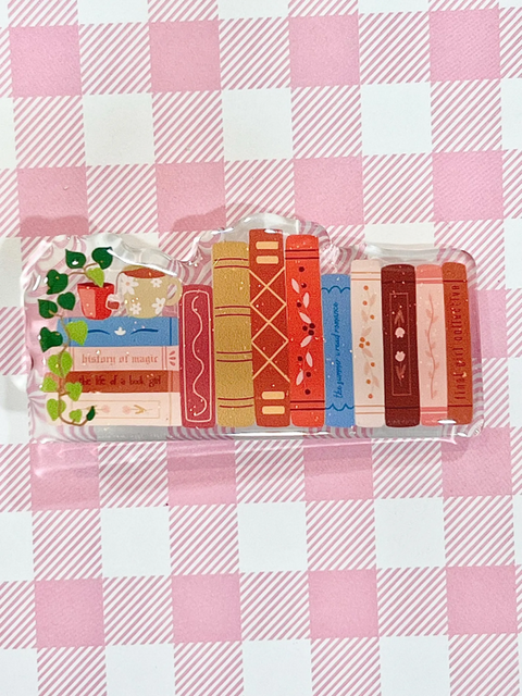 Bookshelf Barrette/Clip