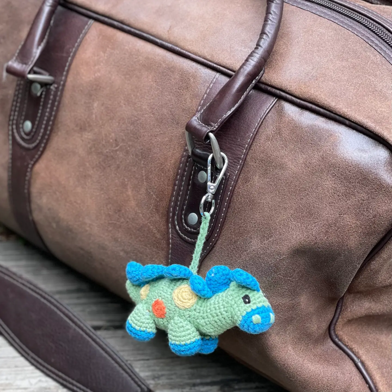 Hanging Charm - Green Steggy Dino