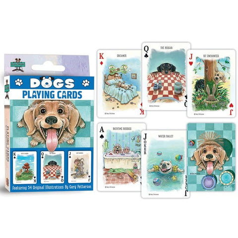 Dogs Playing Cards